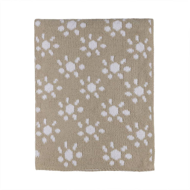 Chenille Blanket - Sunflower Taupe