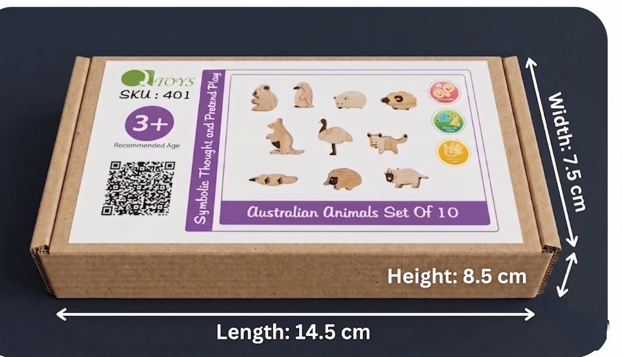 Wooden Australian Animal Set