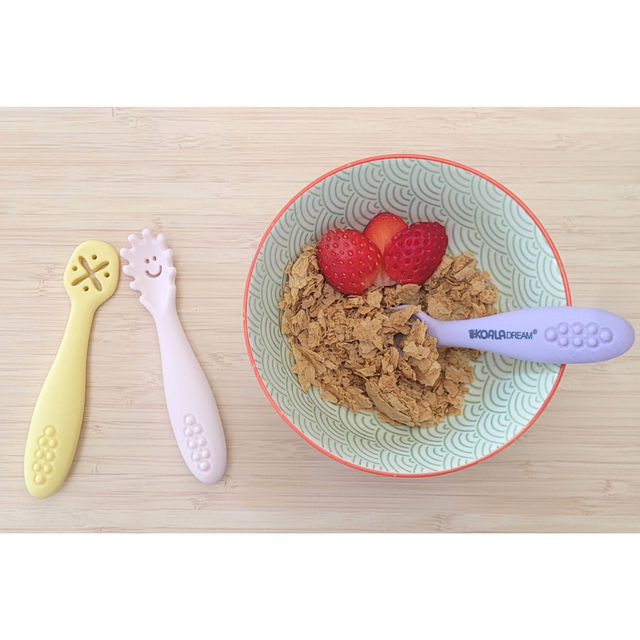 Sensory Silicone Licking Spoons - Assorted