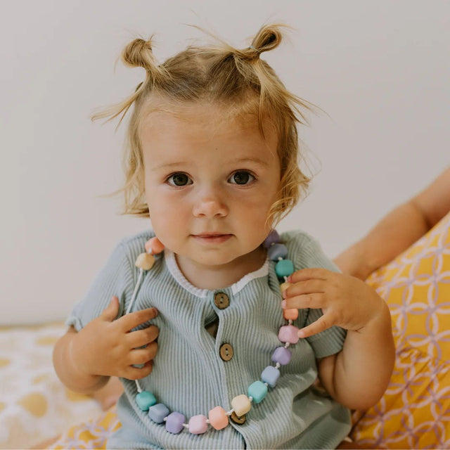 Princess and the Pea Necklace - Soft Blue