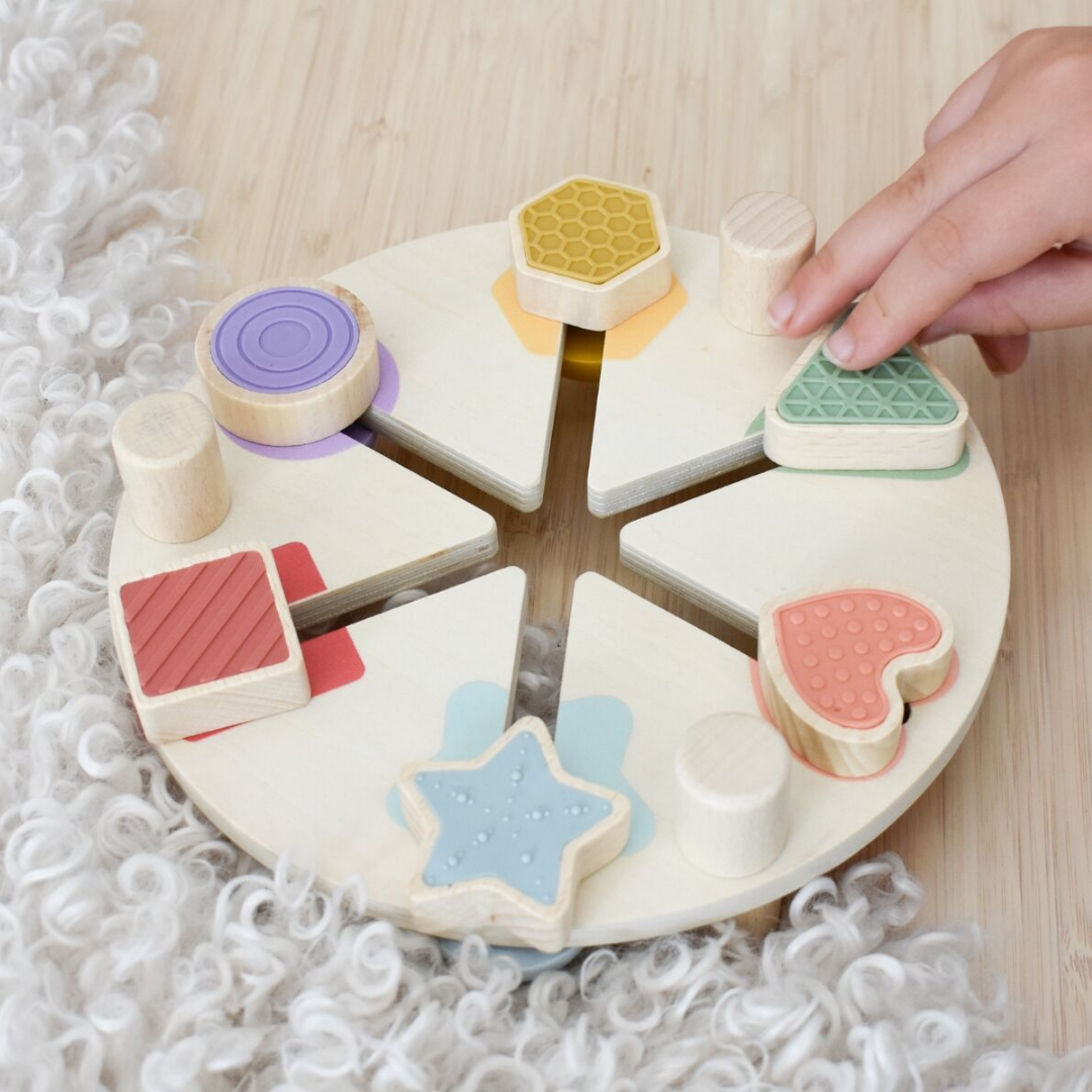 Wooden Shape & Colour Match Table