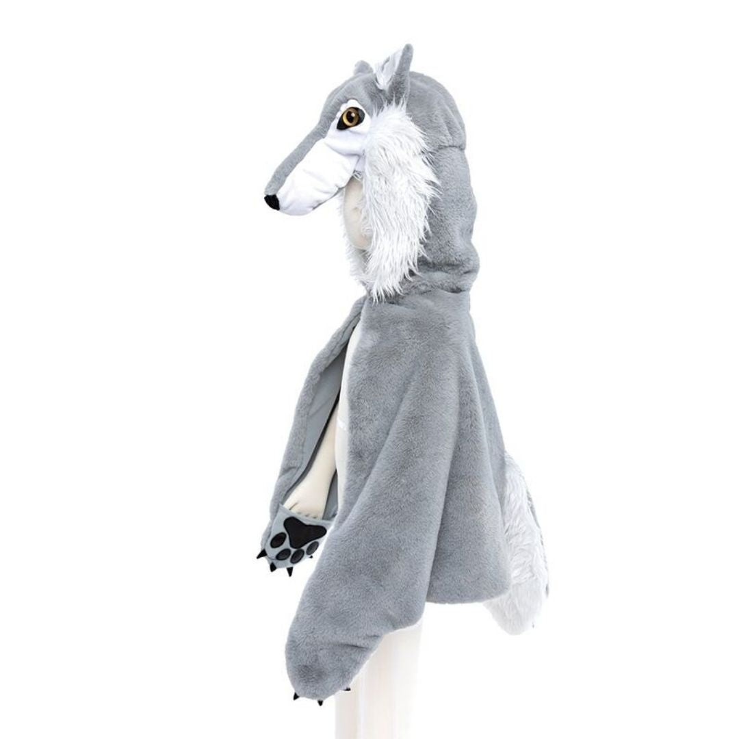 Woodland Storybook Wolf Cape Size 4-6