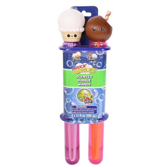 2pk Scented Jumbo Bubble Wands IceCream/Coconut
