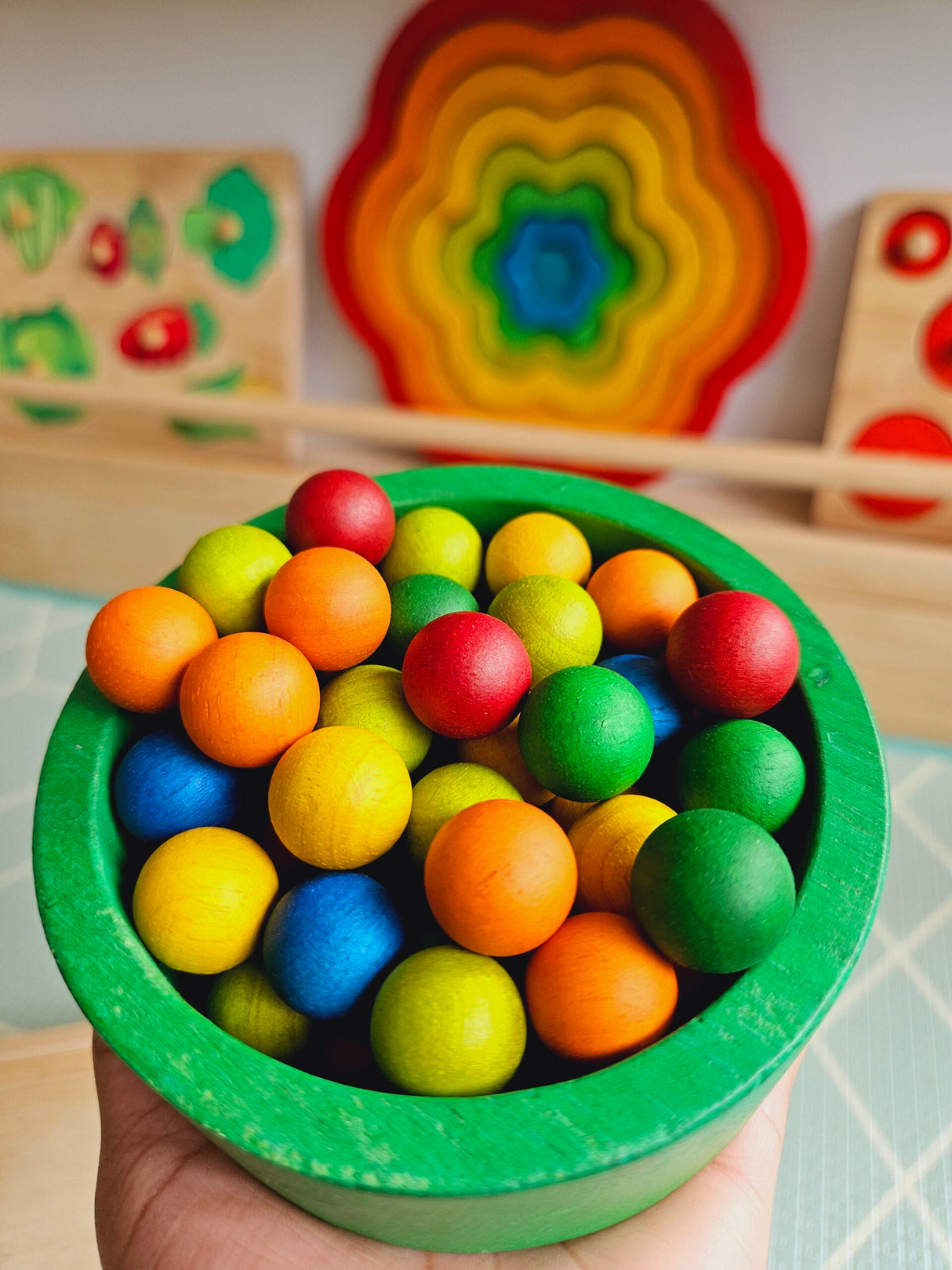 Wooden Balls Set of 50