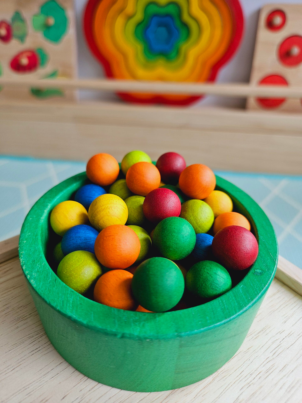 Wooden Balls Set of 50