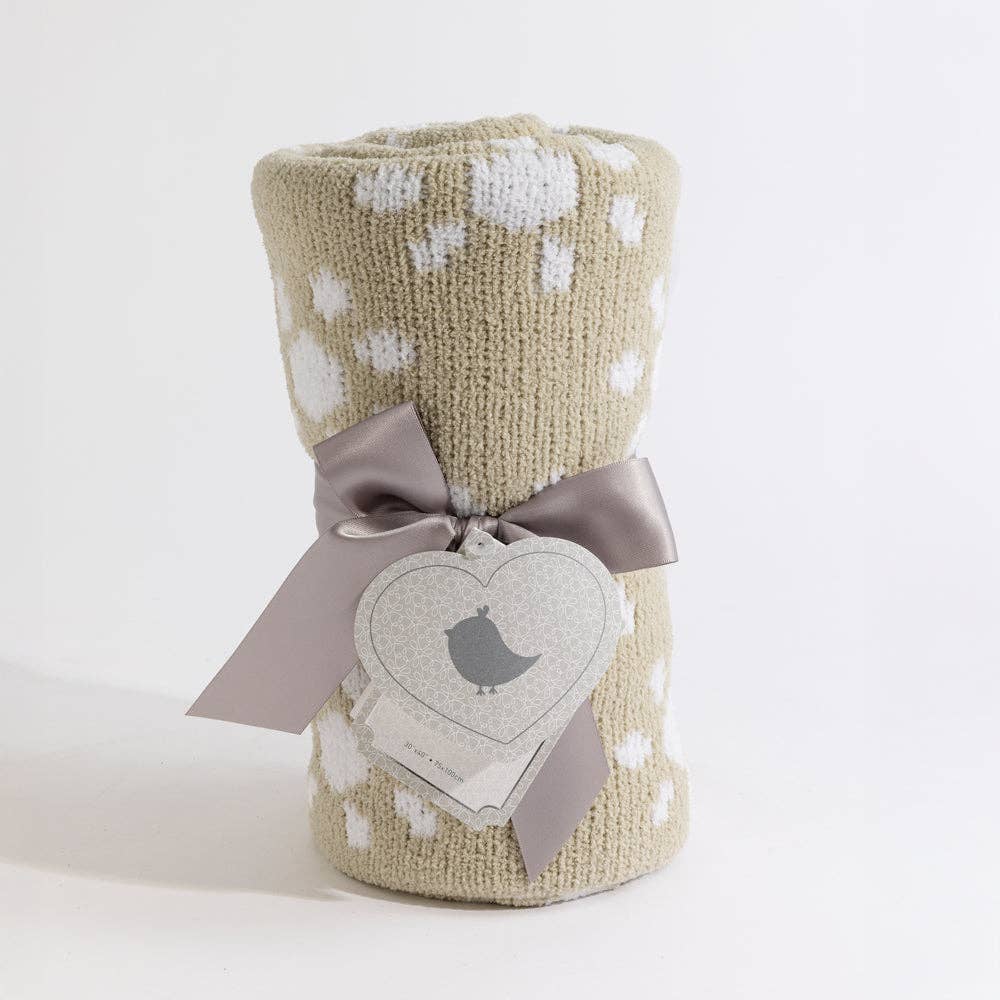 Chenille Blanket - Sunflower Taupe
