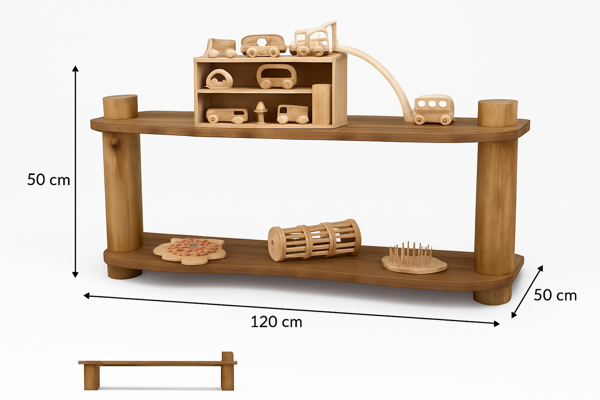 Two-Tier Tree Shelf