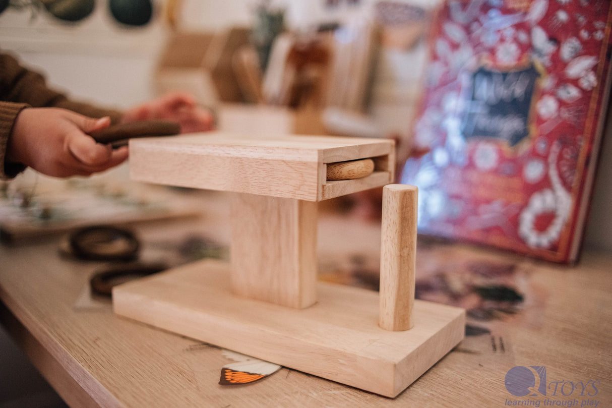 Wooden Montessori Rings Activity