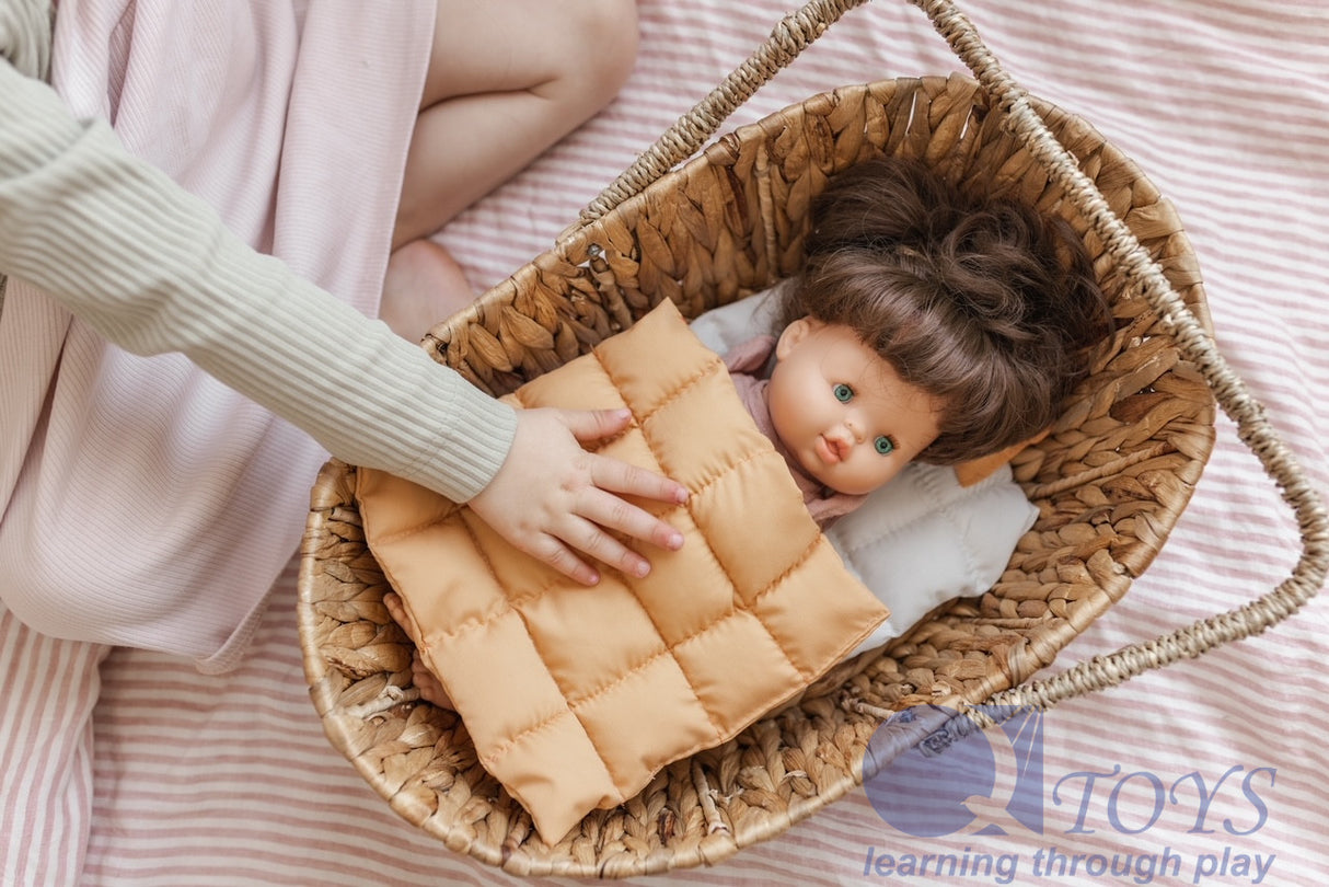 Wicker Dolls Basket
