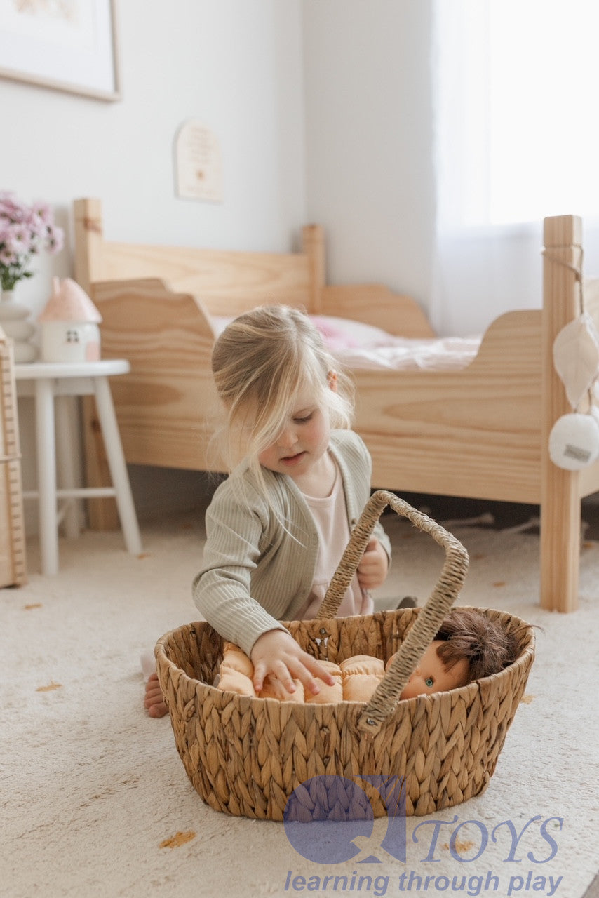 Wicker Dolls Basket