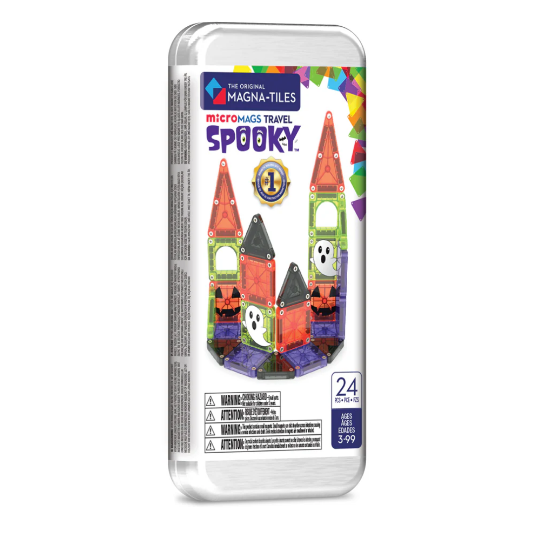 MAGNA-TILES® - microMAGS - Spooky Travel Set - 24 Piece Set