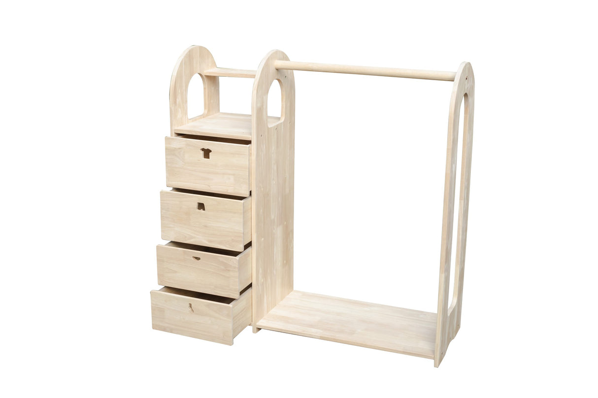 Montessori Wardrobe with Drawers - Pre Order Late August