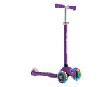 Globber Primo V2 scooter with Lights and Grip tape - Purple/ Pastel Pink