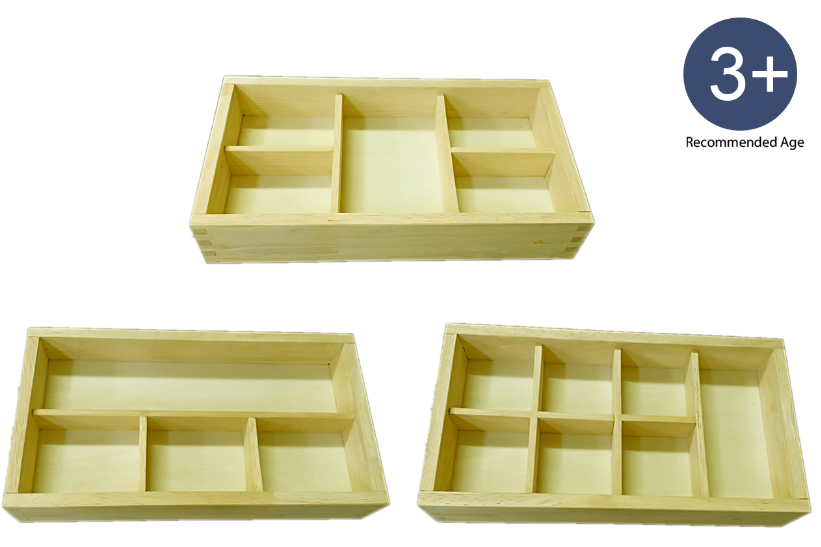 Montessori Sorting Trays Set of 3