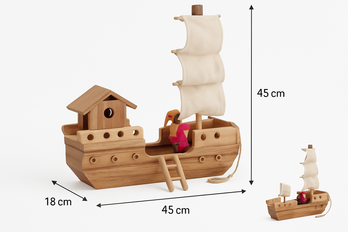 Wooden Pirate ship