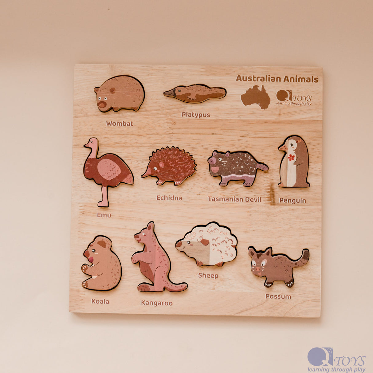 Natural Australian Animal Puzzle