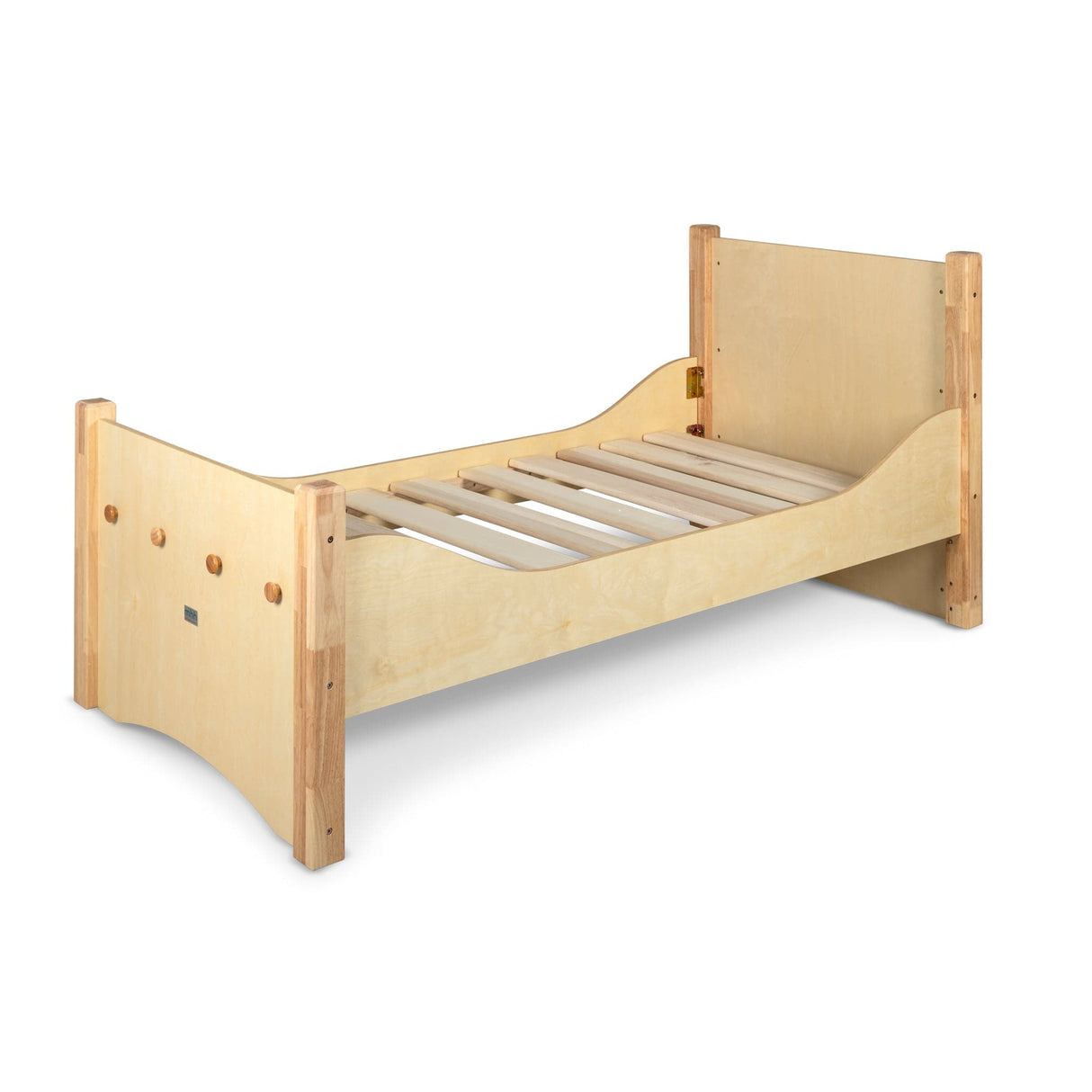 Adjustable Floor Bed- Varnished Birch