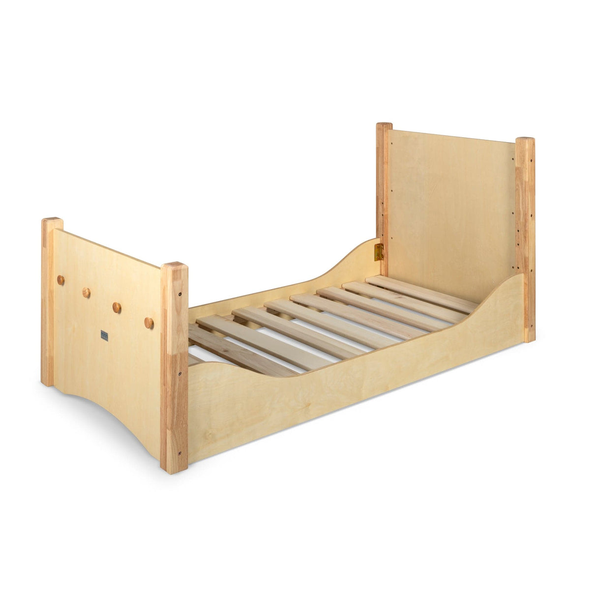 Adjustable Floor Bed- Varnished Birch