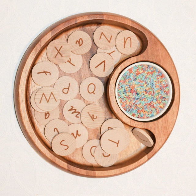 Alphabet Discs Dual Sided Upper and Lower Case