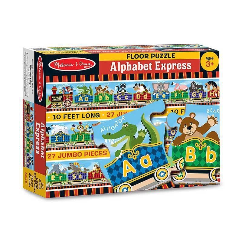 Melissa and doug alphabet express sales floor puzzle