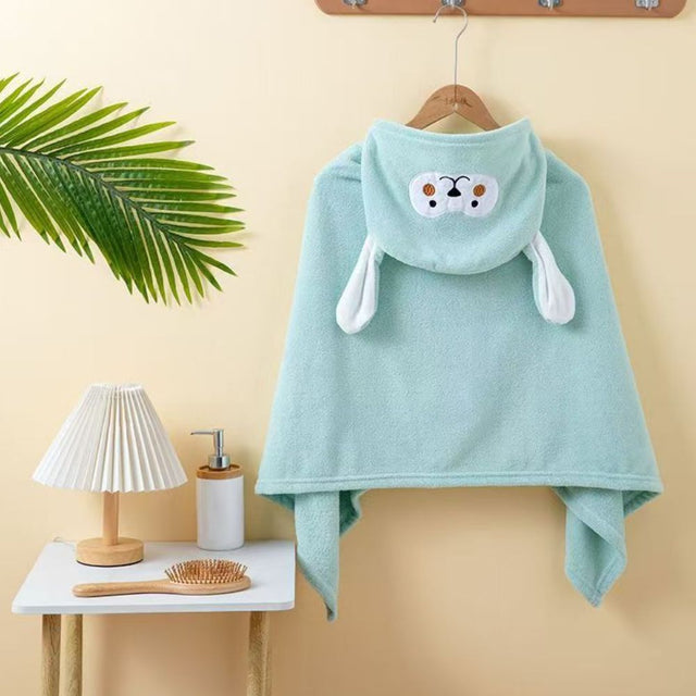 Animal Hooded Towel - Green