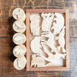 Australian Animal Wooden Playdough Stamps