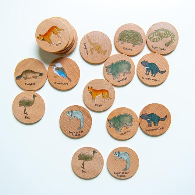 Australian Animals Matching Pairs