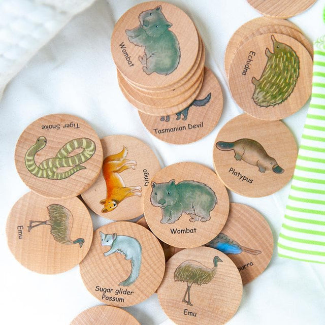 Australian Animals Matching Pairs