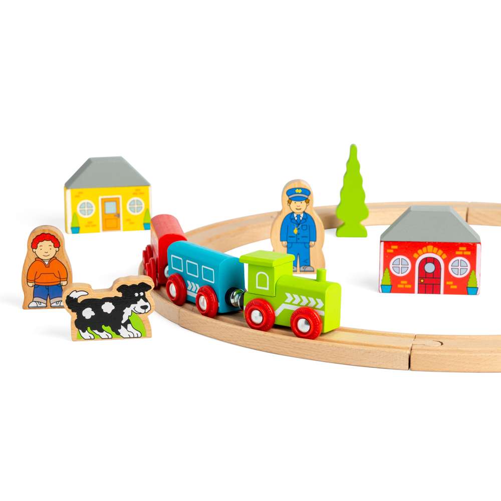 My First Train Set accessories houses trees and figures