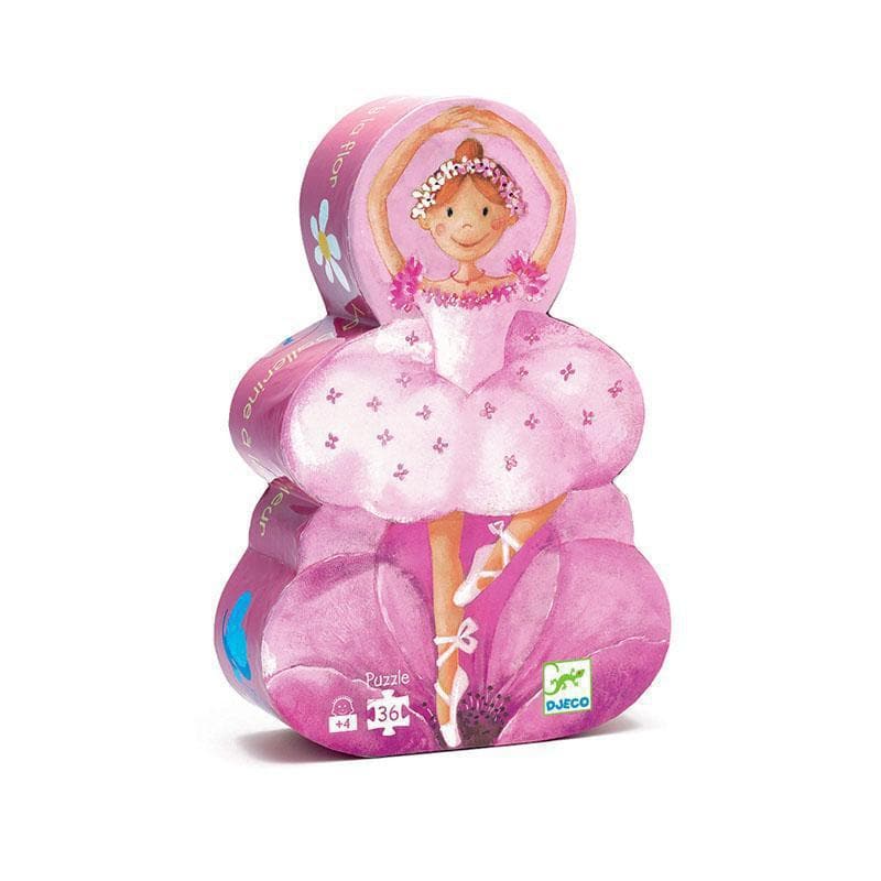 Ballerina Silhouette Puzzle - 36pc