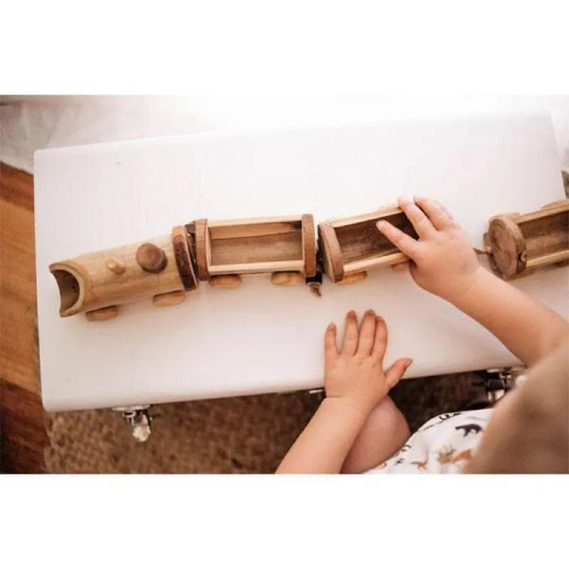 Bamboo Pull Along Train