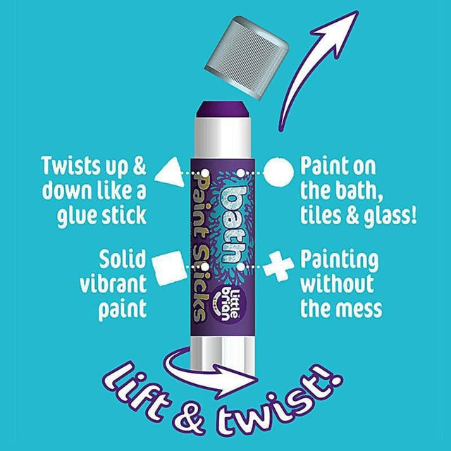 Bath Paint Sticks - 6 Pack