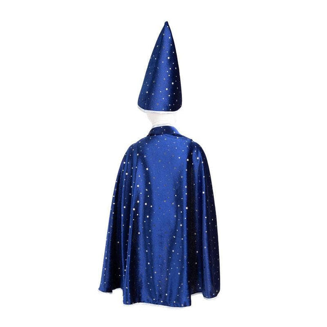 Blue & Silver Sparkle Wizard Cape