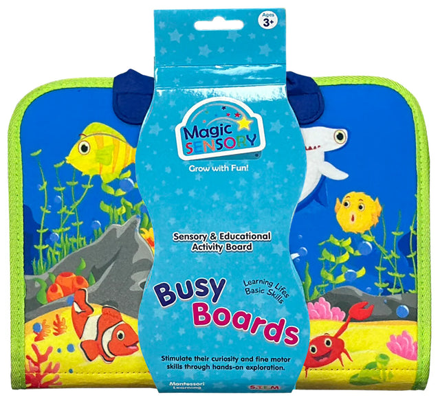 Busy Board Blue