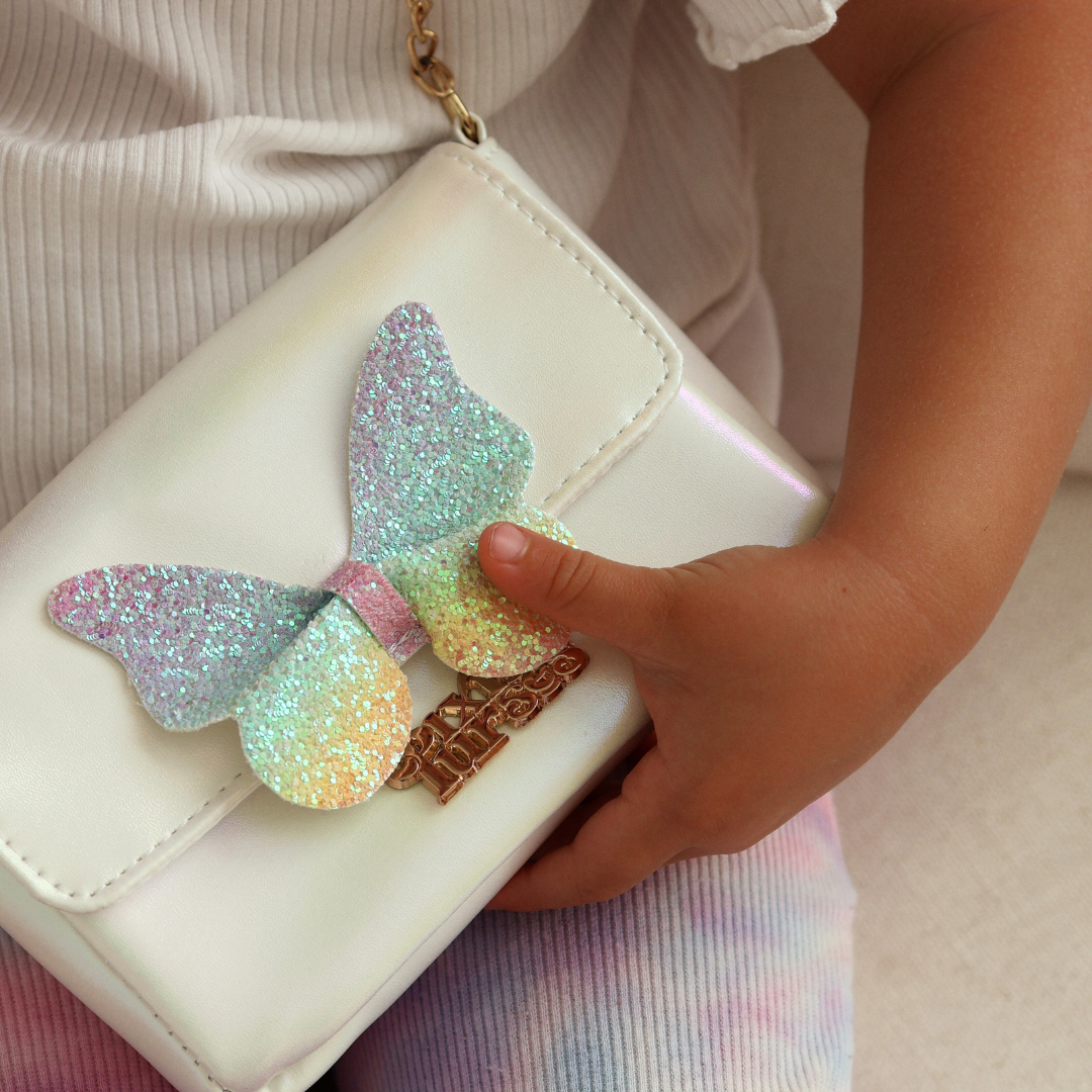 Butterfly Sparkle - Shimmer White