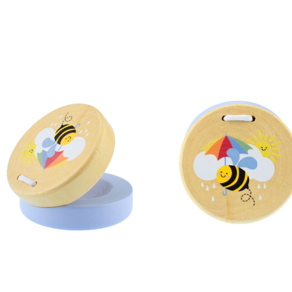 Buzzy Days Bee Wooden Castanets