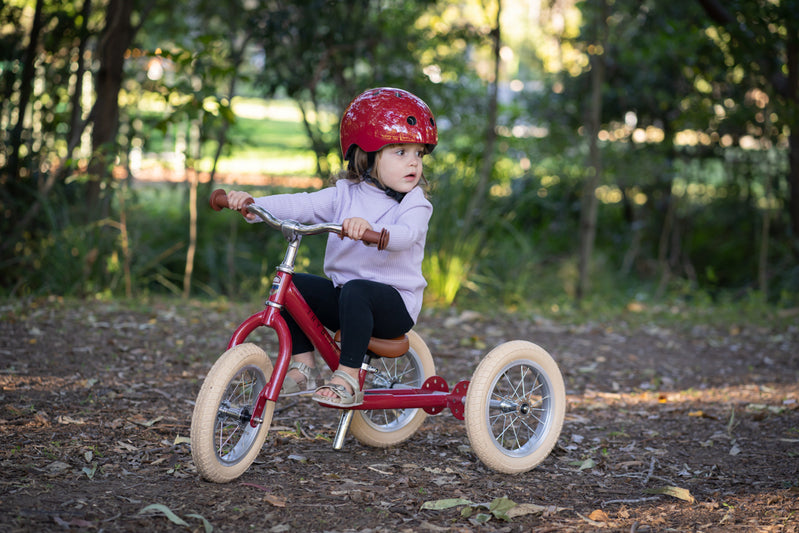 Vintage Red Helmet - Extra Small