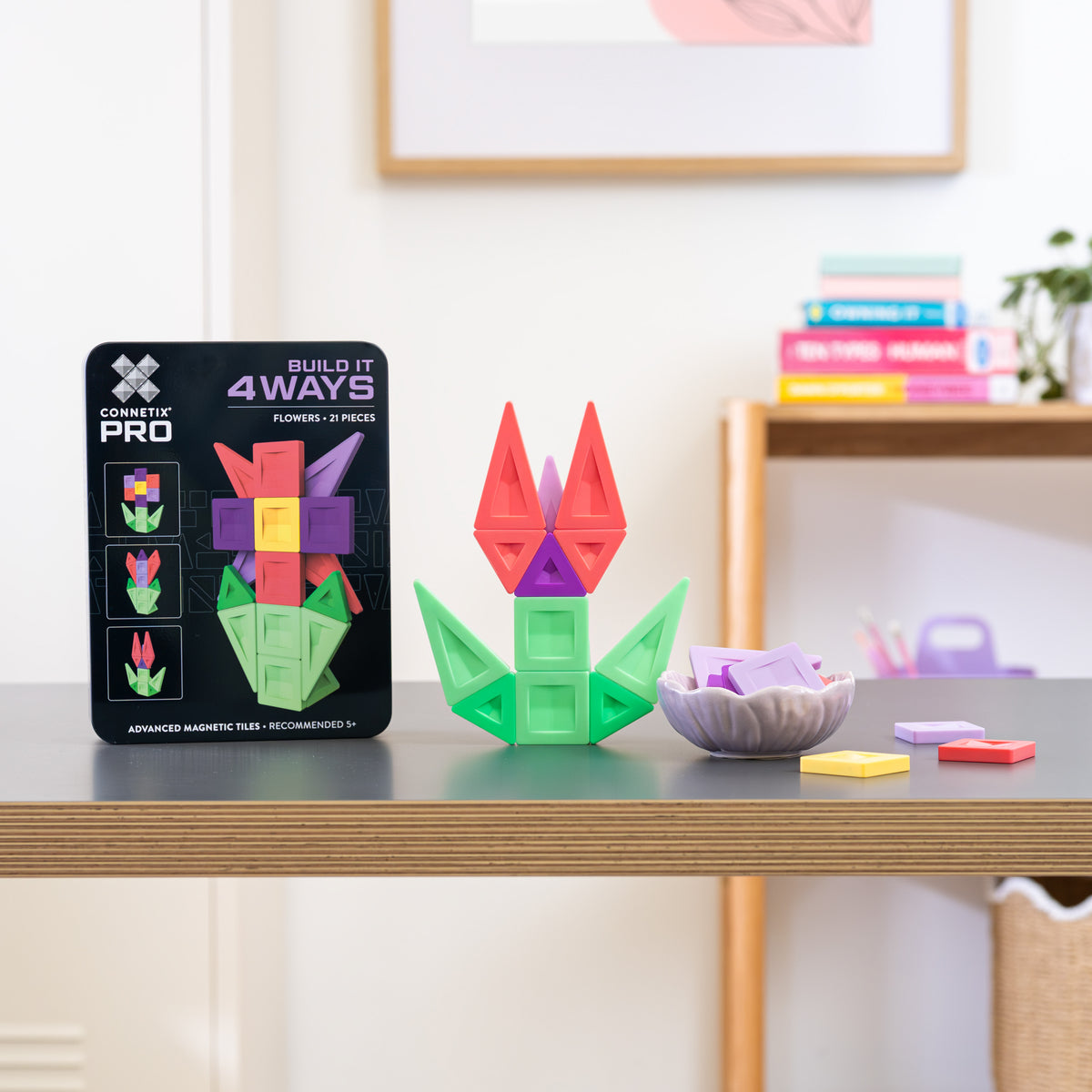 Connetix PRO - Build It 4 Ways Flowers Pack 21 pc