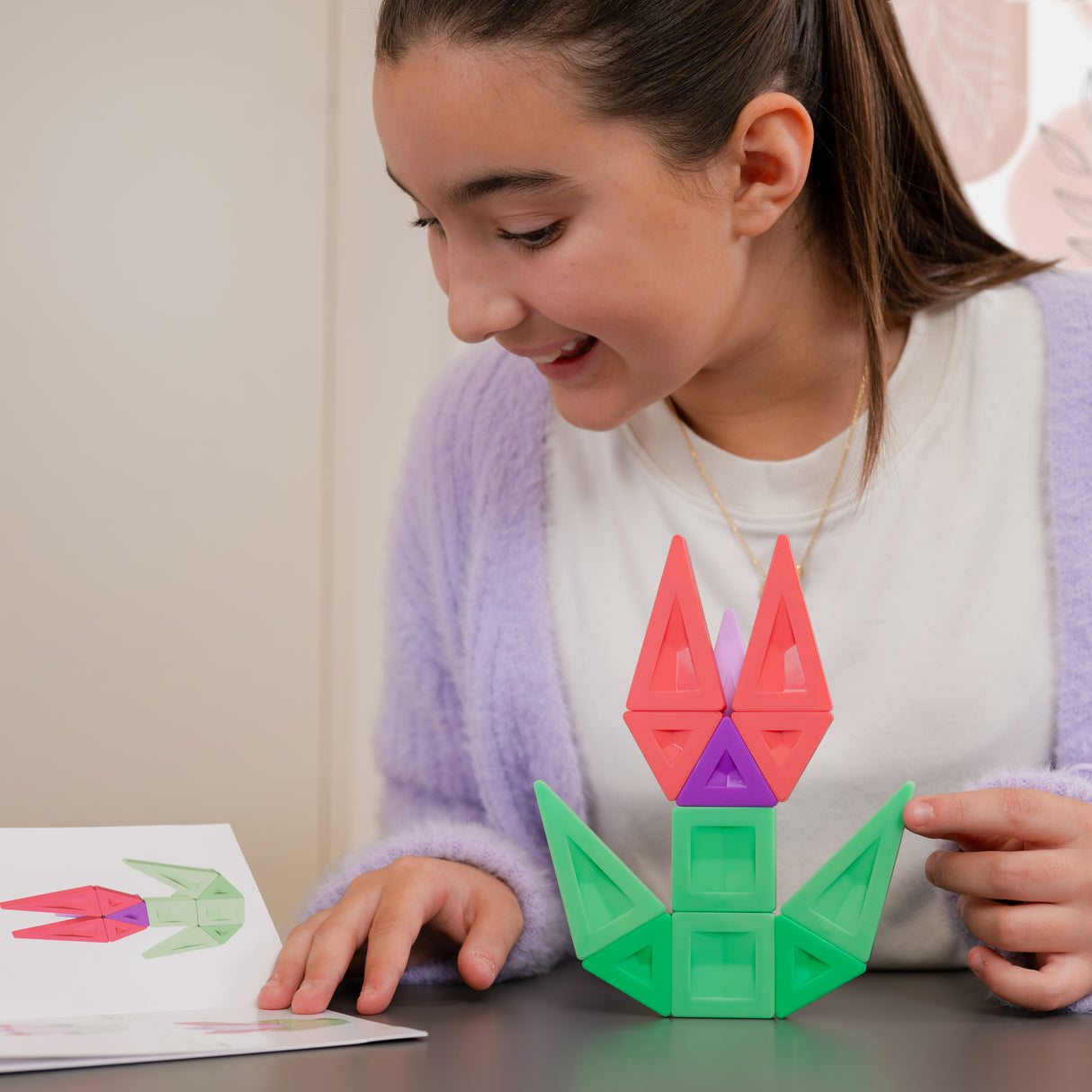Connetix PRO - Build It 4 Ways Flowers Pack 21 pc