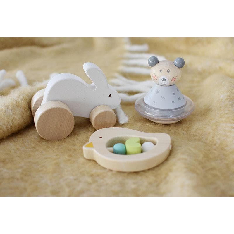 Calm and Breezy Baby Gift Set - Bunny Bird Bear