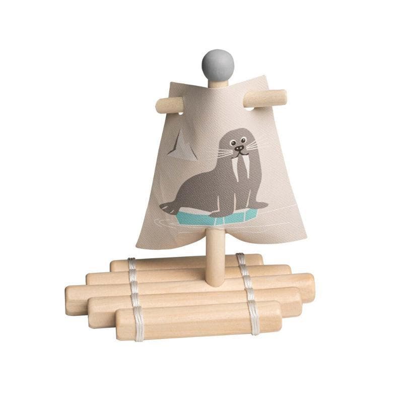 Calm and Breezy Wooden Raft