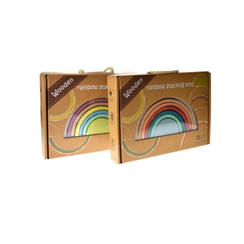 Calm and Breezy Wooden Stacking Rainbow