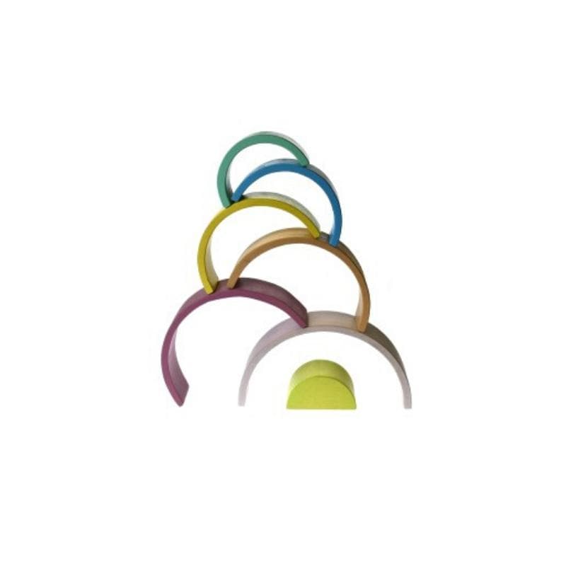 Calm and Breezy Wooden Stacking Rainbow