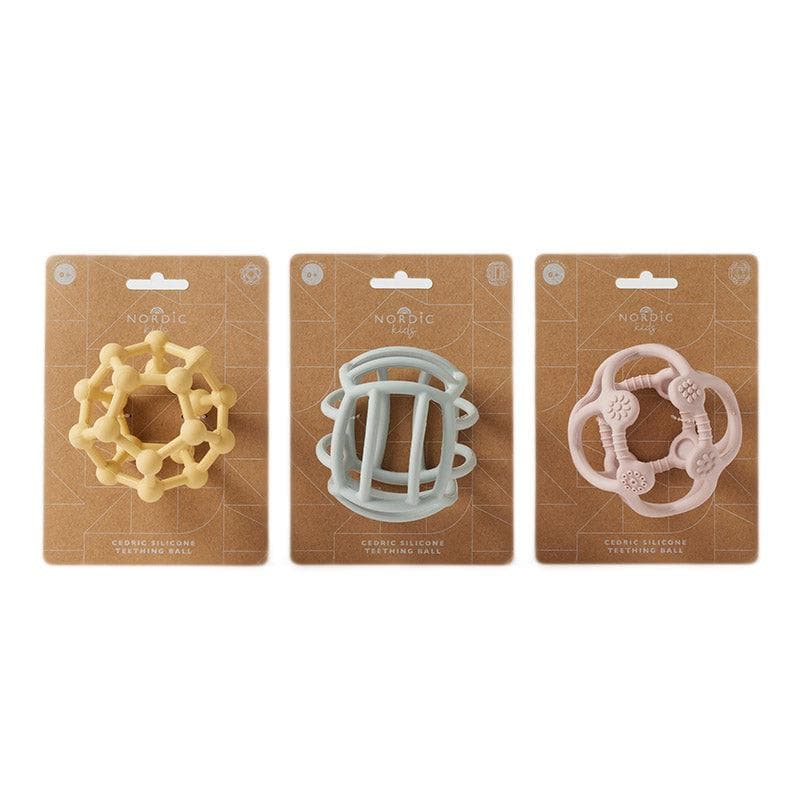 Cedric Silicone Teething Balls - Asst. Colours