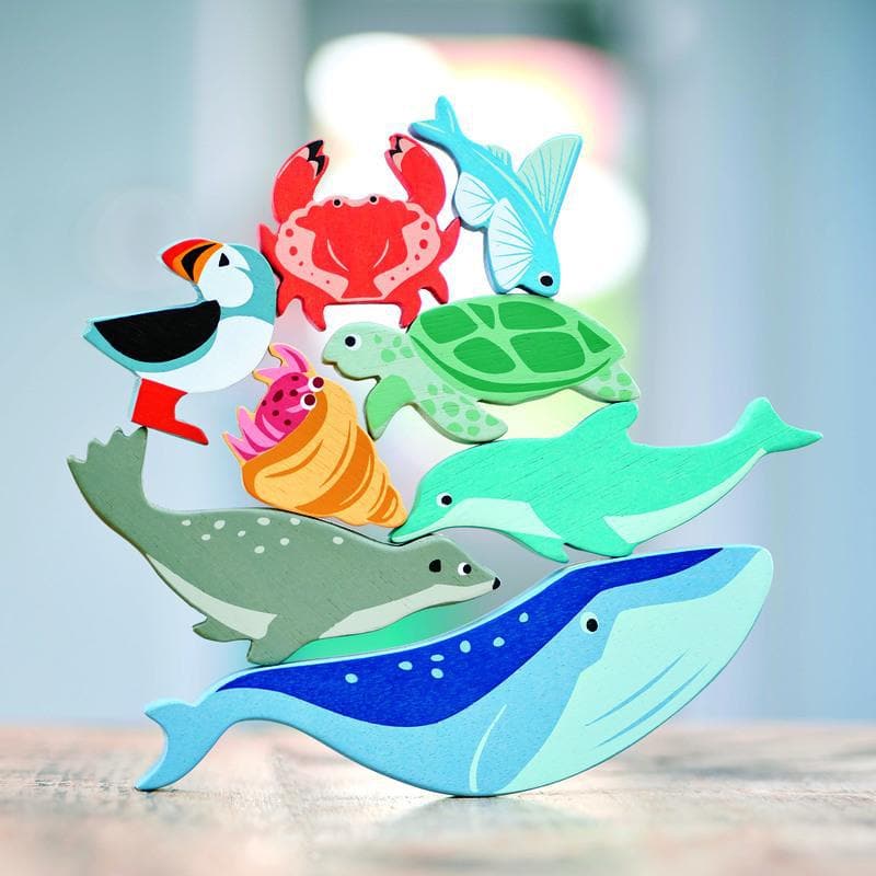 Coastal Animals Display Shelf Set