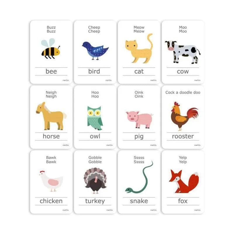 Cognitive Flash Cards - Animal Sounds