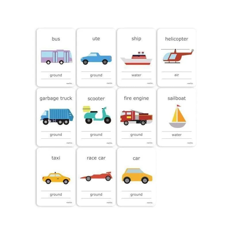 Cognitive Flash Cards - Transport