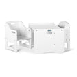 Combination Table & 2 Chairs - White