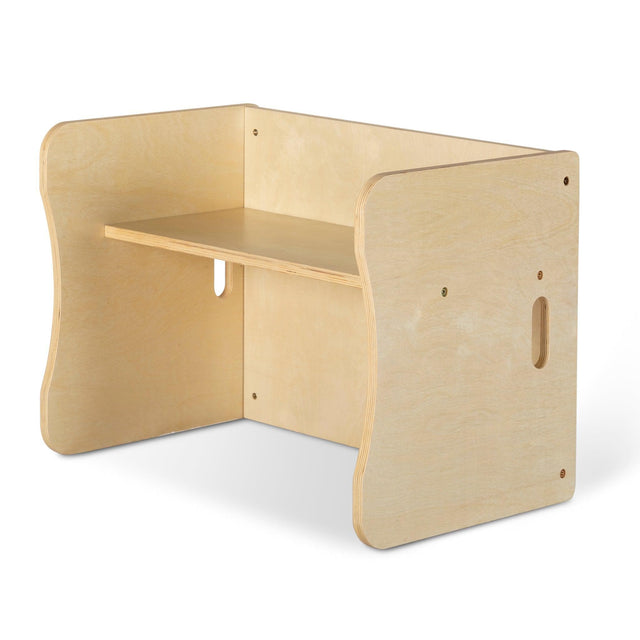 Combination Table & Single Chair - Varnish