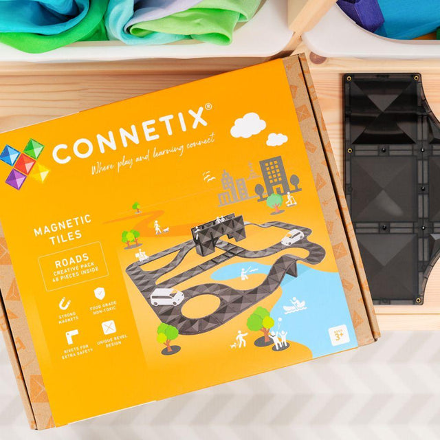 Connetix Creative Roads Pack 48 pc